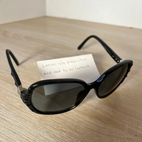 Valentino 5743/S D28JJ Oversized Sunglasses FRAMES ONLY Black 57-16-135 main image 6